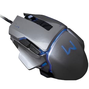Mouse Gamer Com Fio Multilaser Warrior Ivor MO262 - Grafite