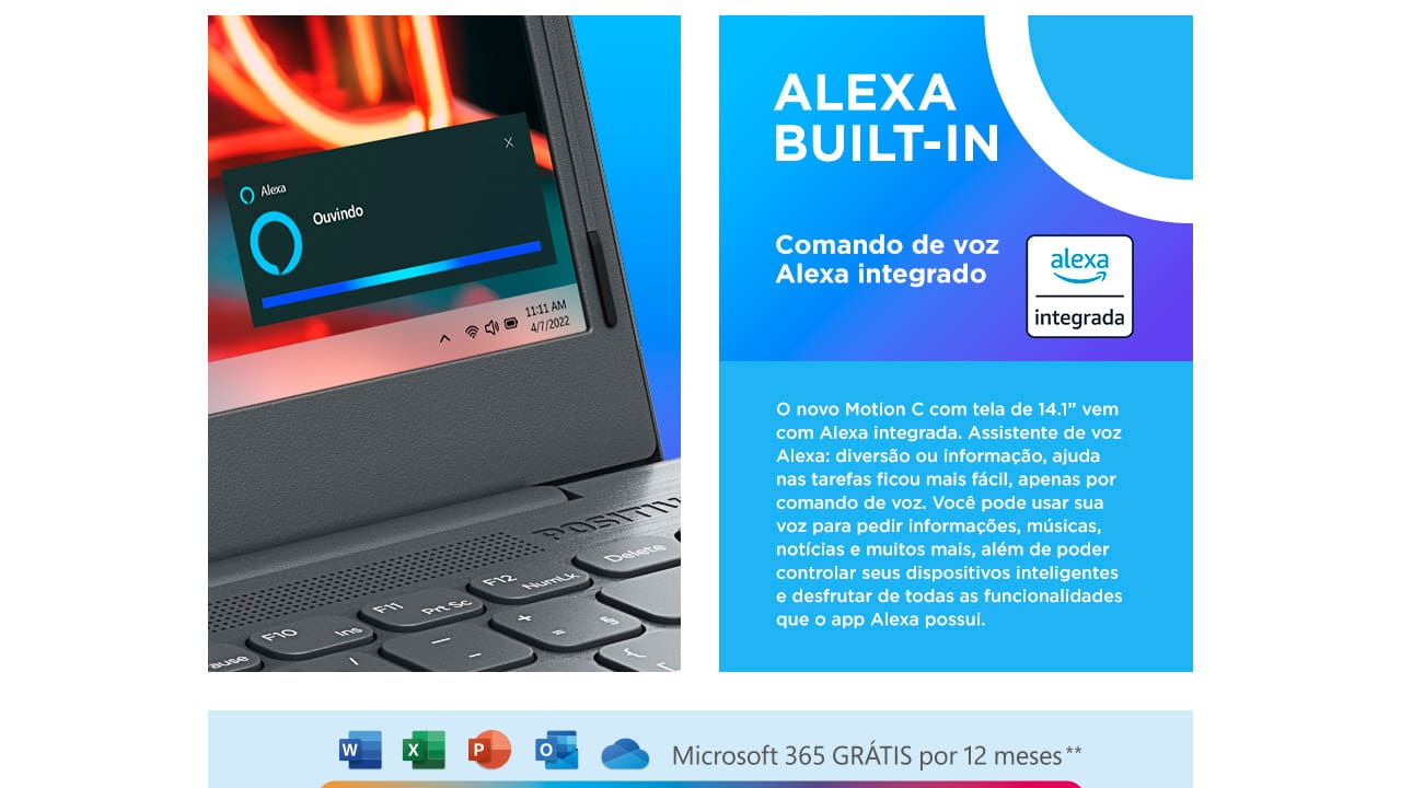 Notebook Positivo MOTION C 14 Intel Dual Ponto