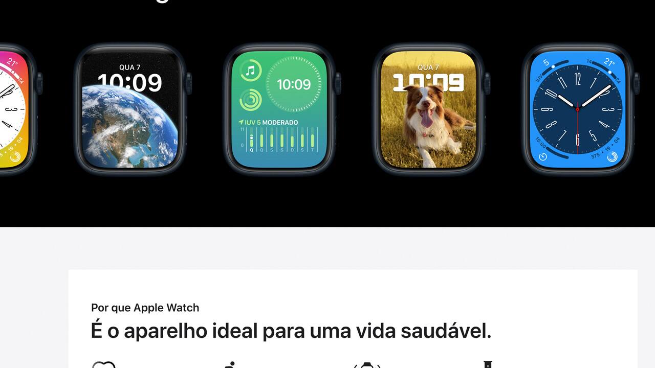 Apple Watch Series 8 GPS Cellular Caixa Casas Bahia