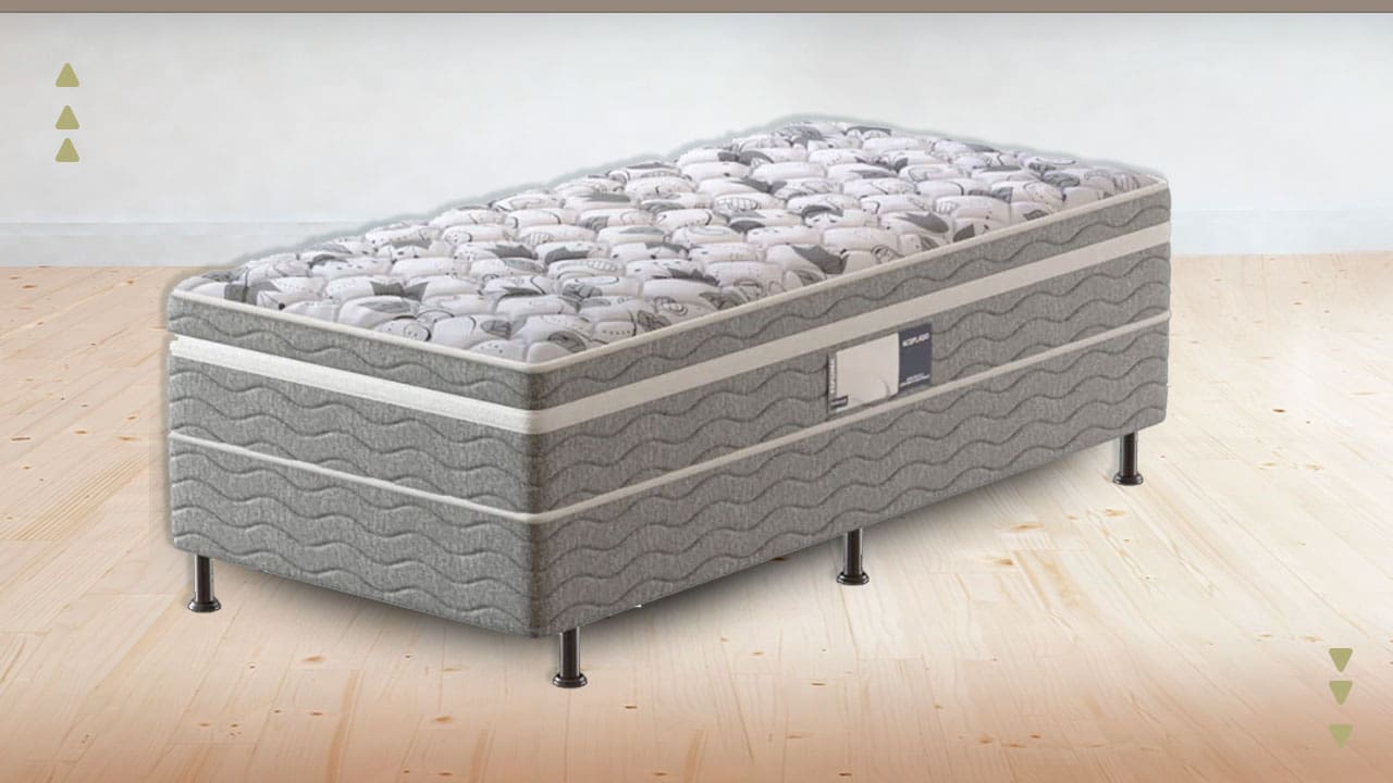 Cama Box Conjugada Solteiro Probel Advanced Ponto