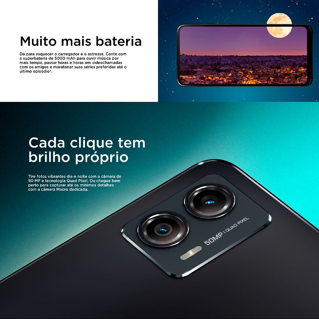 Smartphone Motorola Moto G53 5G Rosê Ponto