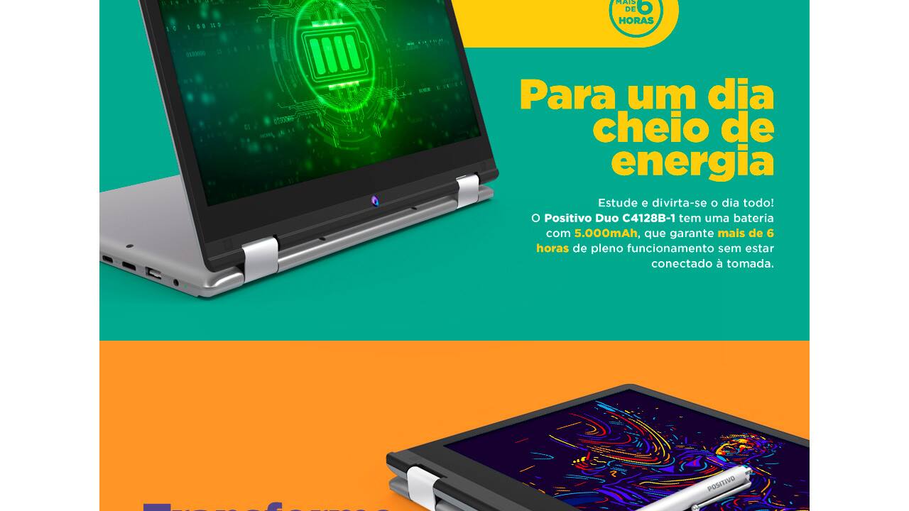 Notebook Em Positivo Duo Intel Celeron Casas Bahia