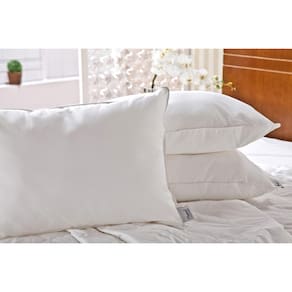 Travesseiro Plumasul com Plumas de Ganso 233 Fios 50 x 70 cm - Branco
