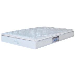Cama Box Casal Umaflex Itália com Pillow Top e Molas Ensacadas 69x138x188 cm - Branco