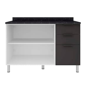 Cozinha Completa Bartira Rubi com 7 Portas e 5 Gavetas - 280cm de largura