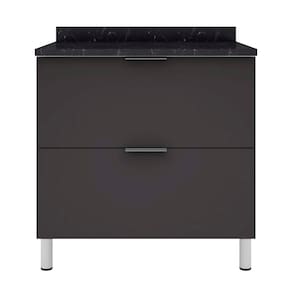 Cozinha Completa Bartira Rubi com 7 Portas e 5 Gavetas - 280cm de largura