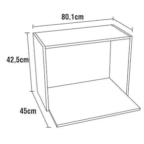 Cozinha Completa Bartira Rubi com 7 Portas e 5 Gavetas - 280cm de largura