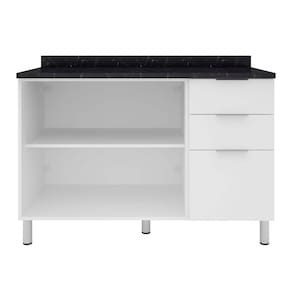 Cozinha Completa Bartira Rubi com 7 Portas e 5 Gavetas - 280cm de largura