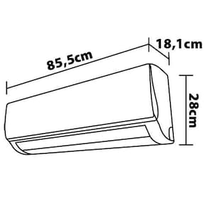 Ar-Condicionado Electrolux Split 9.000 Btus Frio Linha Ecoturbo  (VI09F/VE09F)