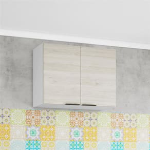 Cozinha Completa Bartira Rubi com 6 Portas, 5 Gavetas e 3 Prateleiras - 200cm de largura