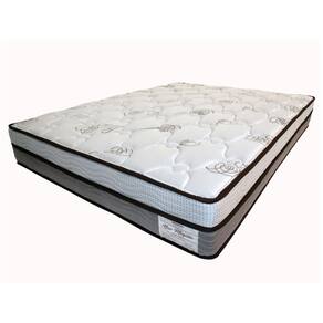 Cama Box King Size Ortobom New Magestic com Molas Ensacadas 68x193x203cm - Marrom/Cinza