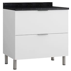 Cozinha Completa Bartira Rubi com 7 Portas e 5 Gavetas - 280cm de largura