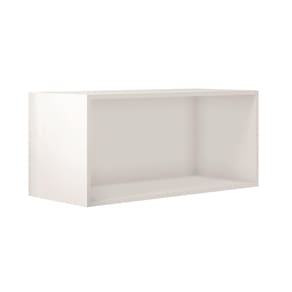 Cozinha Completa Bartira Linea com 6 Portas, 3 Gavetas, Portas de Vidro e Nicho - 260 cm de Largura