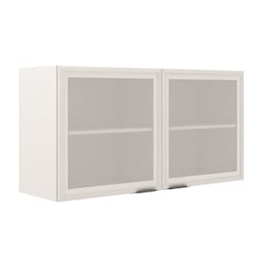Cozinha Completa Bartira Linea com 6 Portas, 3 Gavetas, Portas de Vidro e Nicho - 260 cm de Largura