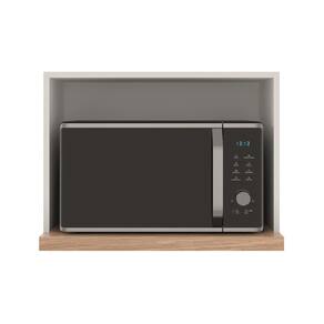 Cozinha Completa Bartira Linea com 6 Portas, 3 Gavetas, Portas de Vidro e Nicho - 260 cm de Largura