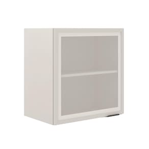 Cozinha Completa Bartira Linea com 6 Portas, 3 Gavetas, Portas de Vidro e Nicho - 260 cm de Largura