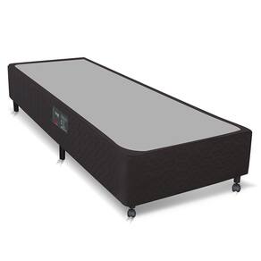 Cama Box Solteirão Castor Sleep Class Hibrido com Mola Ensacada 64x96x203cm – Branco, Cinza e Marrom