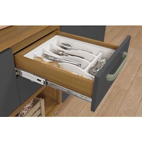 Cozinha Compacta Nesher Princesa com 4 Portas 3 Gavetas e 7 Prateleiras - 200cm de largura