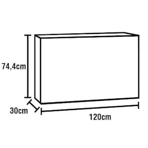Cozinha Compacta Bartira Amazonita com 5 Portas, 3 Gavetas e 5 Prateleiras - 271cm de largura