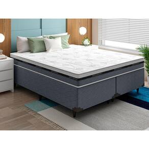 Cama Box QUEEN Size Anjos King Best com Molas 158 X 70 X 198