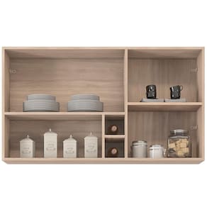 Cozinha Completa Demóbile Firenze com 10 Portas, 2 Gavetas e 7 Prateleiras - 259,5cm de largura