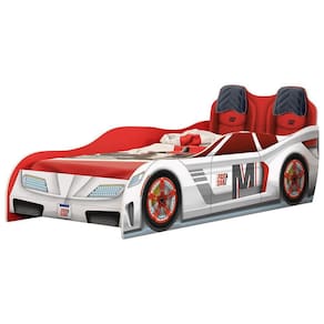 Conjunto Quarto Infantil Móveis Estrela Fast Car com Cama e Guarda-Roupa
