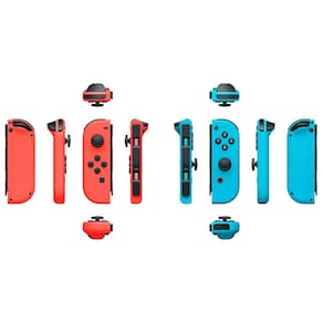 Novo Nintendo Switch Azul e Vermelho Neon + Jogo Mario Kart 8 Novo Nintendo  Switch Azul e Vermelho Neon + Jogo Mario Kart 8 Novo Nintendo Switch Azul e  Vermelho Neon +