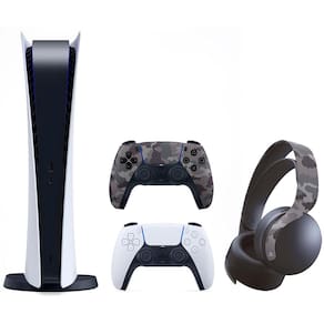 Controle PS5 Sem Fio Dualsense Camouflage Gray - Sony em Promoção