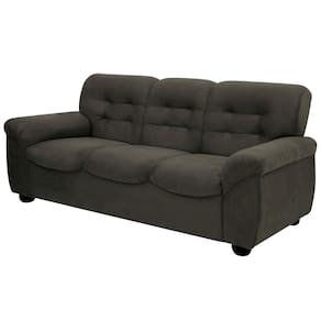 Sofá de 3 e 2 Lugares Linoforte Stillus II com 154 cm e 204 de Larguras e Revestidos em Tecido Suede