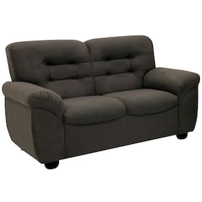 Sofá de 3 e 2 Lugares Linoforte Stillus II com 154 cm e 204 de Larguras e Revestidos em Tecido Suede