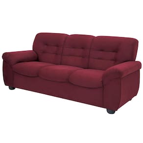 Sofá de 3 e 2 Lugares Linoforte Stillus II com 154 cm e 204 de Larguras e Revestidos em Tecido Suede