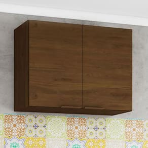 Cozinha Completa Bartira Rubi com 9 Portas, 3 Gavetas e 5 Prateleiras - 280cm de largura