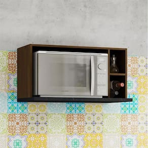 Cozinha Completa Bartira Rubi com 9 Portas, 3 Gavetas e 5 Prateleiras - 280cm de largura