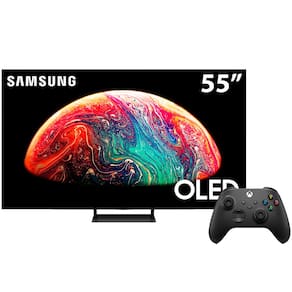 Smart TV 55" OLED 4K Samsung 55S90C + Controle Sem Fio Xbox Series - Carbon Black