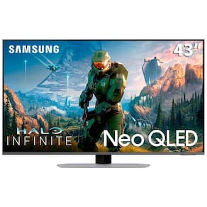 Smart TV 43" Neo QLED 4K Samsung Gaming QN90C + Controle Sem Fio Xbox Series - Carbon Black