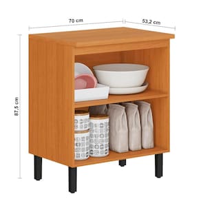 Cozinha Completa Itatiaia Ideale com 5 Peças, 13 Portas, 14 Prateleiras e 2 Gavetas – 260cm de Largura