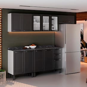Cozinha Completa Itatiaia Florença com 5 Peças, 11 Portas, 9 Prateleiras e 2 Gavetas