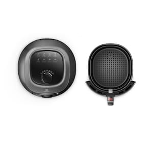 Fritadeira Elétrica Sem Óleo Air Fryer Electrolux Family Efficient EAF50 5L – Grafite + Cafeteira Elétrica Efficiente ECM10 15 Xícaras - Preta