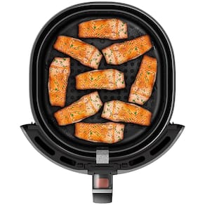 Fritadeira Elétrica Sem Óleo Air Fryer Electrolux Family Efficient EAF50 5L – Grafite + Cafeteira Elétrica Efficiente ECM10 15 Xícaras - Preta