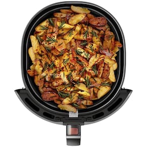 Fritadeira Elétrica Sem Óleo Air Fryer Electrolux Family Efficient EAF50 5L – Grafite + Cafeteira Elétrica Efficiente ECM10 15 Xícaras - Preta