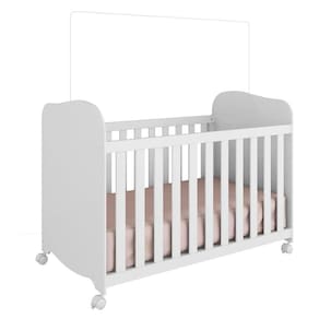 Berço Americano + Cômoda Infantil com 4 Gavetas e 65,1cm de Largura + Guarda-Roupa Infantil Peroba Duda Plus com 2 Portas, 3 Gavetas e 5 Prateleira