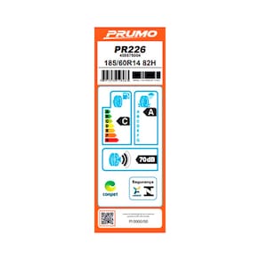 Pneu Aro 14 Prumo Control 185/60R14 A 82H – 4 Unidades