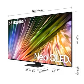 Smart TV 85" 4K Samsung Neo QLED QN85QN85DBGXZD com Processador NQ4 AI Gen2 + Smart TV 55" 4K Samsung Neo QLED QN55QN85D com Processador AI e FreeSync