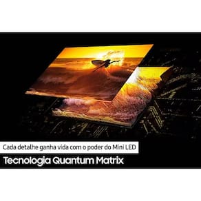 Smart TV 85" 4K Samsung Neo QLED QN85QN85DBGXZD com Processador NQ4 AI Gen2 + Smart TV 55" 4K Samsung Neo QLED QN55QN85D com Processador AI e FreeSync