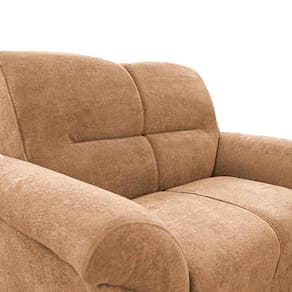 Sofá de 3 e 2 Lugares Cama inBox Mourato com 187cm e 140cm de Larguras e Revestidos em Bouclé