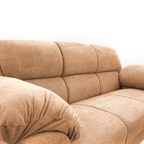 Sofá de 3 e 2 Lugares Cama inBox Paris com 202cm e 152cm de Larguras e Revestidos em Bouclé