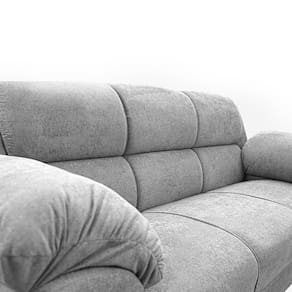 Sofá de 3 e 2 Lugares Cama inBox Paris com 202cm e 152cm de Larguras e Revestidos em Bouclé