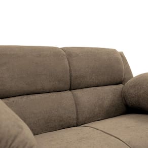 Sofá de 3 e 2 Lugares Cama inBox Paris com 202cm e 152cm de Larguras e Revestidos em Bouclé