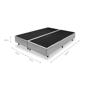 Cama Box Casal Queen Size MGA Itaflex Universal Colchão Inducol Montreal Europillow Molas Ensacadas SoftGel