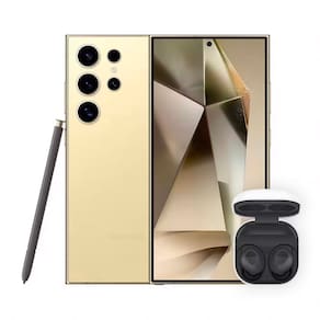 Smartphone Samsung Galaxy S24 Ultra Titânio Creme 512GB, Galaxy AI, Tela 6.8", 12GB RAM, S Pen e Snapdragon 8 Gen 3 + Fone de Ouvido Galaxy Buds FE
